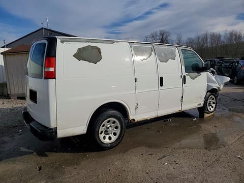 2012 Chevrolet Express 1500, VIN 1GCSGAFX7C1113568. Фото 3 из 6 с аукциона Copart. Каталог авто из США OpenDataCar.