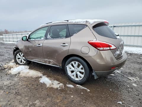 2012 Nissan Murano, VIN JN8AZ1MW8CW213587. Zdjęcie 2 z 6 z aukcji Copart. Katalog aut z USA OpenDataCar.