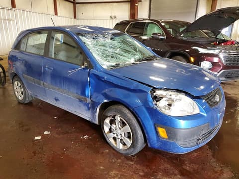 2009 Kia Rio, VIN KNADE243496586924. Фото 4 из 6 с аукциона Copart. Каталог авто из США OpenDataCar.