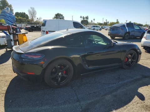 2018 Porsche Cayman, VIN WP0AA2A8XJS260266. Фото 3 з 6 з аукціону Copart. Каталог авто зі США OpenDataCar.