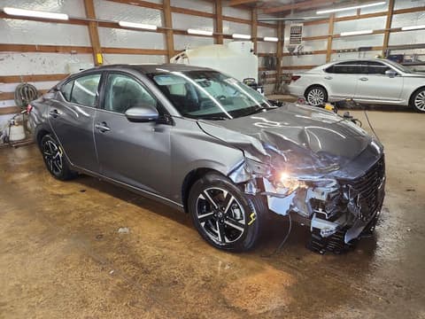 2025 Nissan Sentra, VIN 3N1AB8CV1SY284867. Фото 4 из 6 с аукциона Copart. Каталог авто из США OpenDataCar.