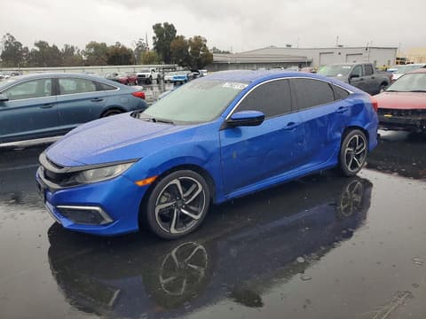 2019 Honda Civic, VIN 19XFC2F61KE209105. Фото 1 з 6 з аукціону Copart. Каталог авто зі США OpenDataCar.