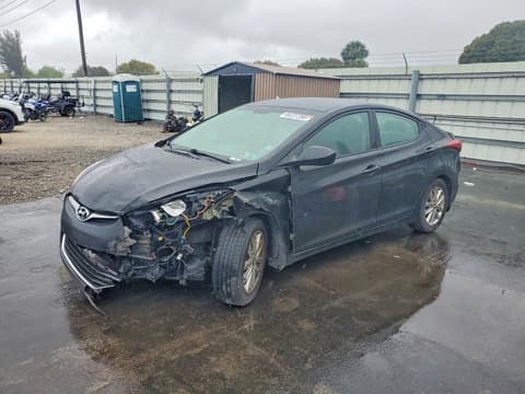 2014 Hyundai Elantra, VIN KMHDH4AE7EU152154. Фото 1 з 6 з аукціону Copart. Каталог авто зі США OpenDataCar.