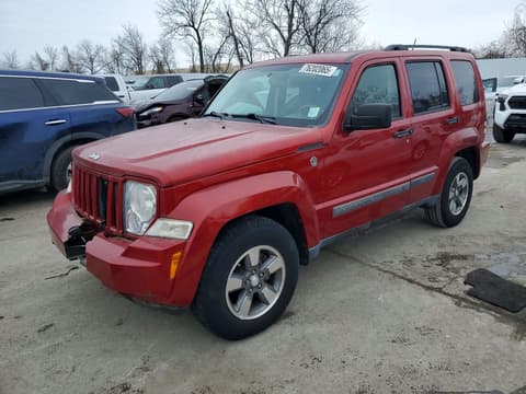 2008 Jeep Liberty, VIN 1J8GN28K28W106033. Фото 1 из 6 с аукциона Copart. Каталог авто из США OpenDataCar.