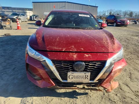 2022 Nissan Sentra, VIN 3N1AB8CV9NY313990. Фото 5 з 6 з аукціону Copart. Каталог авто зі США OpenDataCar.