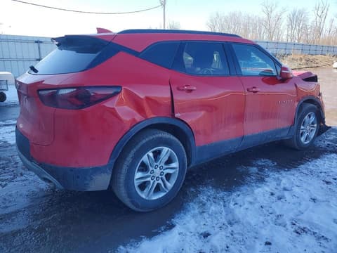 2020 Chevrolet Blazer, VIN 3GNKBCR4XLS643227. Photo 3 of 6 from Copart auction. OpenDataCar US salvage catalog.