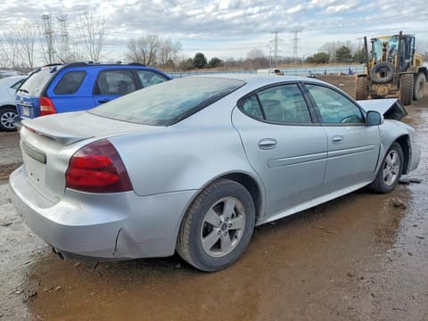 2005 Pontiac Grand Prix, VIN 2G2WS522051338563. Photo 3 of 6 from Copart auction. OpenDataCar US salvage catalog.