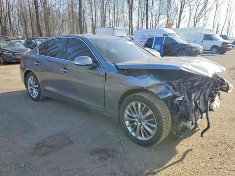 2019 Infiniti Q50, VIN JN1EV7ARXKM593569. Фото 4 з 6 з аукціону Copart. Каталог авто зі США OpenDataCar.