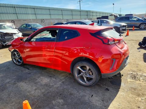 2019 Hyundai Veloster, VIN KMHTG6AF4KU019267. Photo 2 of 6 from Copart auction. OpenDataCar US salvage catalog.