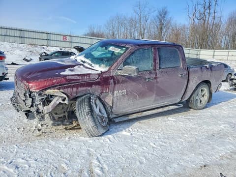 2017 Ram 1500, VIN 1C6RR7KG8HS597390. Фото 1 з 6 з аукціону Copart. Каталог авто зі США OpenDataCar.