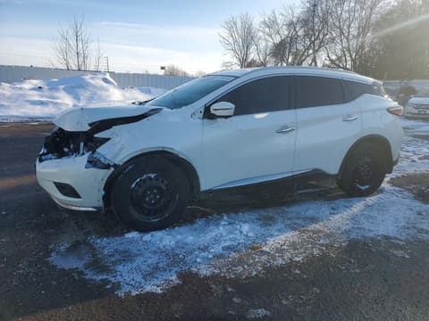 2018 Nissan Murano, VIN 5N1AZ2MH0JN115137. Фото 1 з 6 з аукціону Copart. Каталог авто зі США OpenDataCar.
