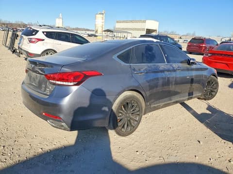 2017 Genesis G80, VIN KMHGN4JE6HU168615. Фото 3 з 6 з аукціону Copart. Каталог авто зі США OpenDataCar.