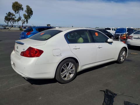 2012 Infiniti G37, VIN JN1CV6AP2CM932388. Фото 3 з 6 з аукціону Copart. Каталог авто зі США OpenDataCar.
