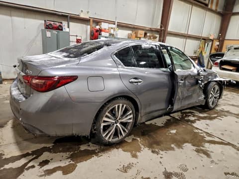 2018 Infiniti Q50, VIN JN1EV7AR1JM610953. Фото 3 з 6 з аукціону Copart. Каталог авто зі США OpenDataCar.