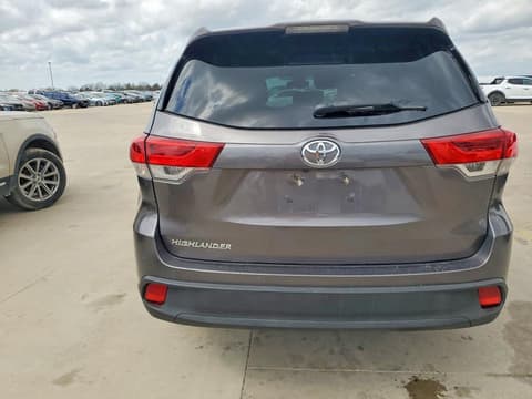2019 Toyota Highlander, VIN 5TDZZRFH2KS298517. Фото 6 з 6 з аукціону Copart. Каталог авто зі США OpenDataCar.