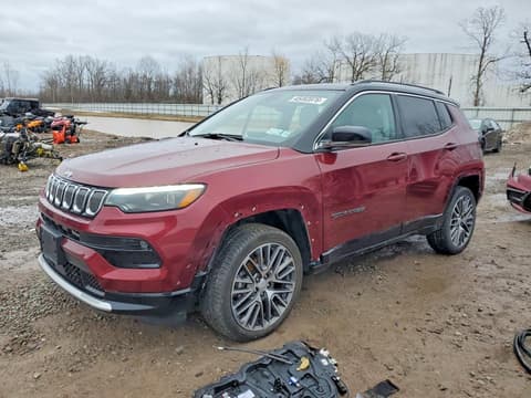 2022 Jeep Compass, VIN 3C4NJDCB2NT170703. Фото 1 з 6 з аукціону Copart. Каталог авто зі США OpenDataCar.