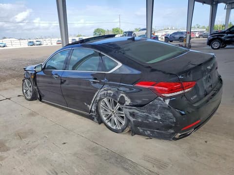 2018 Genesis G80, VIN KMHGN4JE2JU280592. Фото 2 з 6 з аукціону Copart. Каталог авто зі США OpenDataCar.