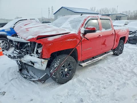 2018 Chevrolet Silverado 1500, VIN 3GCUKREC7JG596336. Фото 1 из 6 с аукциона Copart. Каталог авто из США OpenDataCar.