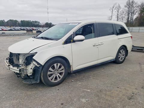 2017 Honda Odyssey, VIN 5FNRL5H67HB013393. Фото 1 з 6 з аукціону Copart. Каталог авто зі США OpenDataCar.