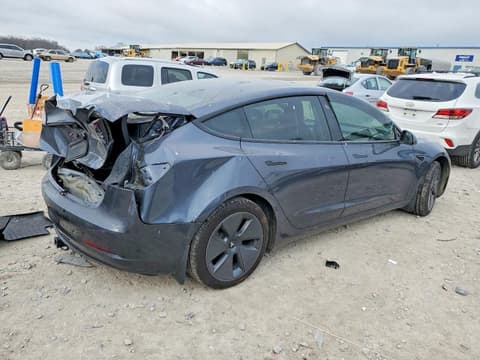 2022 Tesla Model 3, VIN 5YJ3E1EB0NF259711. Фото 3 з 6 з аукціону Copart. Каталог авто зі США OpenDataCar.