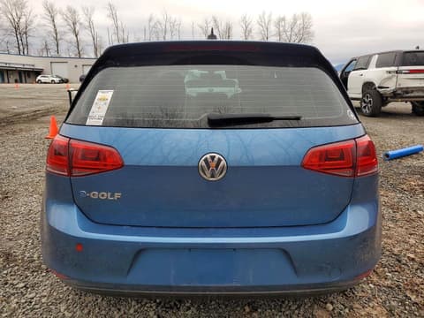2016 Volkswagen e-Golf, VIN WVWKP7AU0GW912276. Фото 6 з 6 з аукціону Copart. Каталог авто зі США OpenDataCar.