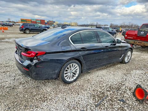 2021 Bmw 5 Series, VIN WBA73BJ01MWW89689. Фото 3 з 6 з аукціону Copart. Каталог авто зі США OpenDataCar.