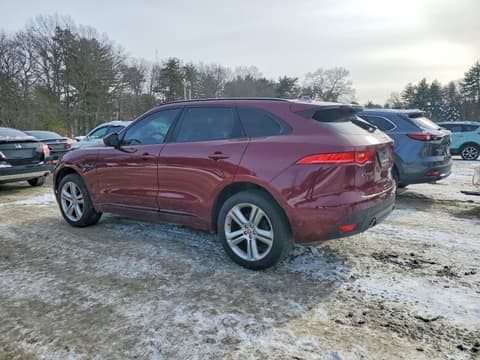 2017 Jaguar F-Pace, VIN SADCL2BV1HA084252. Фото 2 из 6 с аукциона Copart. Каталог авто из США OpenDataCar.