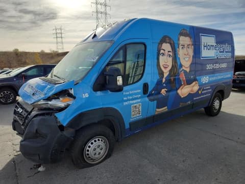2025 Ram ProMaster 2500, VIN 3C6LRVDG1SE530809. Фото 1 з 6 з аукціону Copart. Каталог авто зі США OpenDataCar.