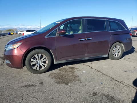 2014 Honda Odyssey, VIN 5FNRL5H67EB005175. Фото 1 з 6 з аукціону Copart. Каталог авто зі США OpenDataCar.