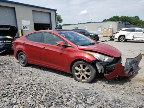 2012 Hyundai Elantra, VIN KMHDH4AE8CU424479. Фото 4 из 6 с аукциона Copart. Каталог авто из США OpenDataCar.
