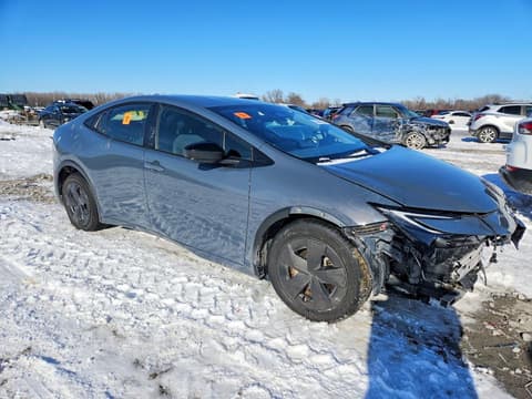 2024 Toyota Prius, VIN JTDACAAU8R3018695. Фото 4 з 6 з аукціону Copart. Каталог авто зі США OpenDataCar.