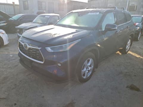 2022 Toyota Highlander, VIN 5TDZZRAH4NS543944. Фото 1 з 6 з аукціону Copart. Каталог авто зі США OpenDataCar.
