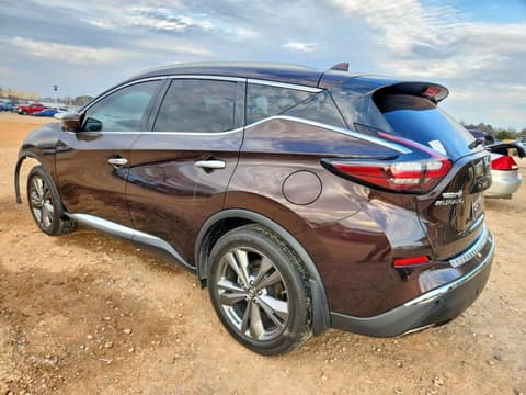 2019 Nissan Murano, VIN 5N1AZ2MJ2KN124314. Фото 2 з 6 з аукціону Copart. Каталог авто зі США OpenDataCar.