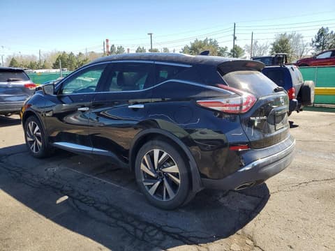 2017 Nissan Murano, VIN 5N1AZ2MH4HN183600. Фото 2 з 6 з аукціону Copart. Каталог авто зі США OpenDataCar.