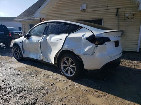 2020 Tesla Model Y, VIN 5YJYGDEE9LF027455. Фото 2 з 6 з аукціону Copart. Каталог авто зі США OpenDataCar.