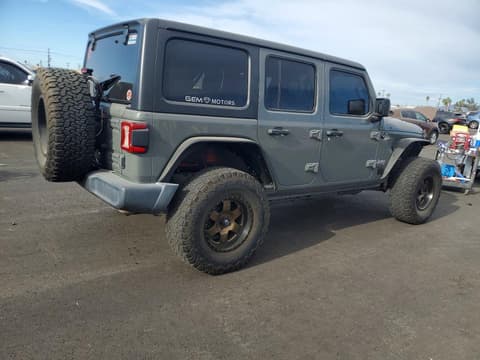 2019 Jeep Wrangler Unlimited, VIN 1C4HJXDG2KW540160. Zdjęcie 3 z 6 z aukcji Copart. Katalog aut z USA OpenDataCar.