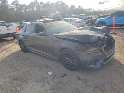 2018 Genesis G80, VIN KMHGN4JB4JU215958. Фото 4 з 6 з аукціону Copart. Каталог авто зі США OpenDataCar.