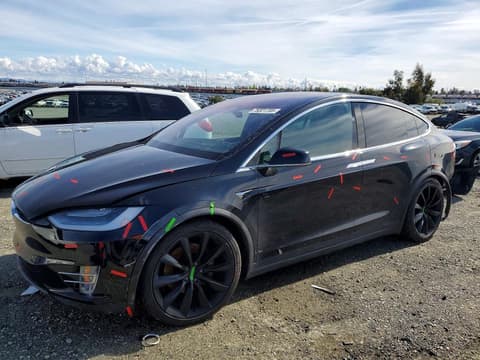 2018 Tesla Model X, VIN 5YJXCAE26JF112942. Фото 1 з 6 з аукціону Copart. Каталог авто зі США OpenDataCar.