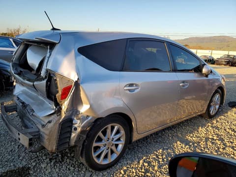 2012 Toyota Prius V, VIN JTDZN3EU0C3125718. Фото 3 з 6 з аукціону Copart. Каталог авто зі США OpenDataCar.