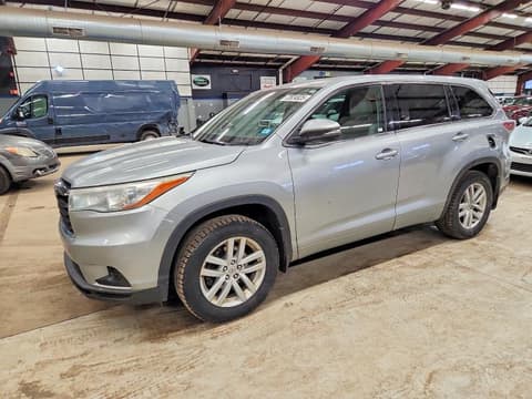 2015 Toyota Highlander, VIN 5TDBKRFH7FS184735. Фото 1 из 6 с аукциона Copart. Каталог авто из США OpenDataCar.