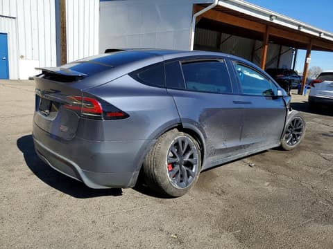 2023 Tesla Model X, VIN 7SAXCBE69PF412575. Фото 3 з 6 з аукціону Copart. Каталог авто зі США OpenDataCar.