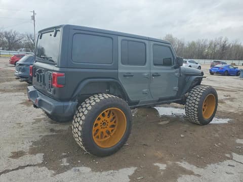 2020 Jeep Wrangler Unlimited, VIN 1C4HJXFN3LW178756. Фото 3 из 6 с аукциона Copart. Каталог авто из США OpenDataCar.