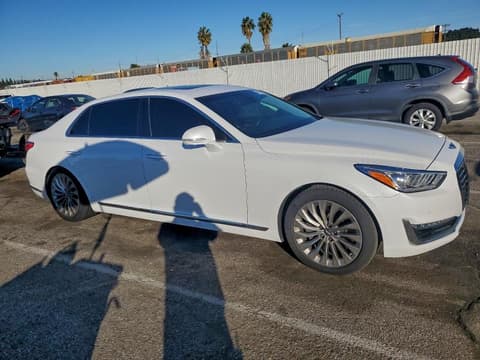2017 Genesis G90, VIN KMHG34JA8HU026933. Photo 4 of 6 from Copart auction. OpenDataCar US salvage catalog.