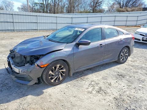 2017 Honda Civic, VIN 2HGFC2F75HH568965. Фото 1 з 6 з аукціону Copart. Каталог авто зі США OpenDataCar.