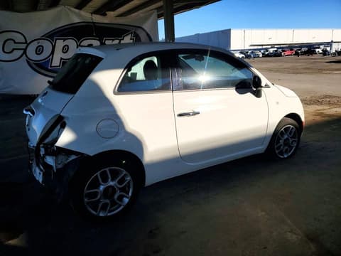 2015 Fiat 500, VIN 3C3CFFAR8FT710081. Фото 3 з 6 з аукціону Copart. Каталог авто зі США OpenDataCar.