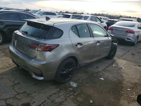 2016 Lexus CT 200, VIN JTHKD5BH2G2264220. Фото 3 из 6 с аукциона Copart. Каталог авто из США OpenDataCar.
