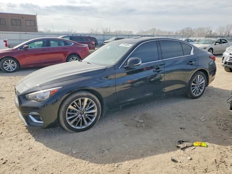 2021 Infiniti Q50, VIN JN1EV7BR7MM750749. Фото 1 з 6 з аукціону Copart. Каталог авто зі США OpenDataCar.