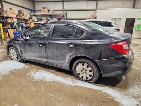 2012 Honda Civic, VIN 2HGFB2F43CH009125. Фото 2 з 6 з аукціону Copart. Каталог авто зі США OpenDataCar.