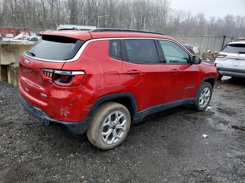 2025 Jeep Compass, VIN 3C4NJDBN2ST569943. Фото 3 з 6 з аукціону Copart. Каталог авто зі США OpenDataCar.