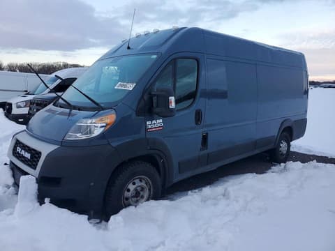 2020 Ram ProMaster 3500, VIN 3C6URVJG6LE143621. Photo 1 of 6 from Copart auction. OpenDataCar US salvage catalog.